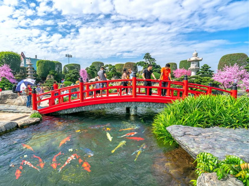 Hồ Cá Koi Rin Rin Park - Góc Nhật Bản Thu Nhỏ Trong Lòng Sài Gòn