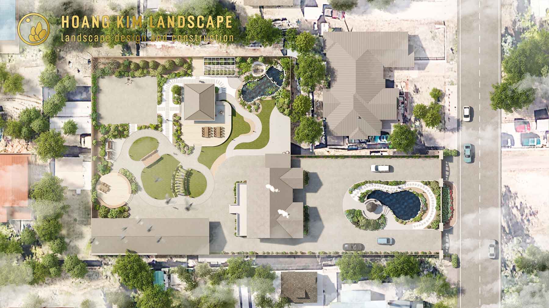 Cảnh quan sân vườn Ms. Emmalee - USA là một trong những dự án trọng điểm của Hoàng Kim Landscape trong cuối năm 2022, vừa được hoàn thành vào những ngày đầu tháng 11 này.