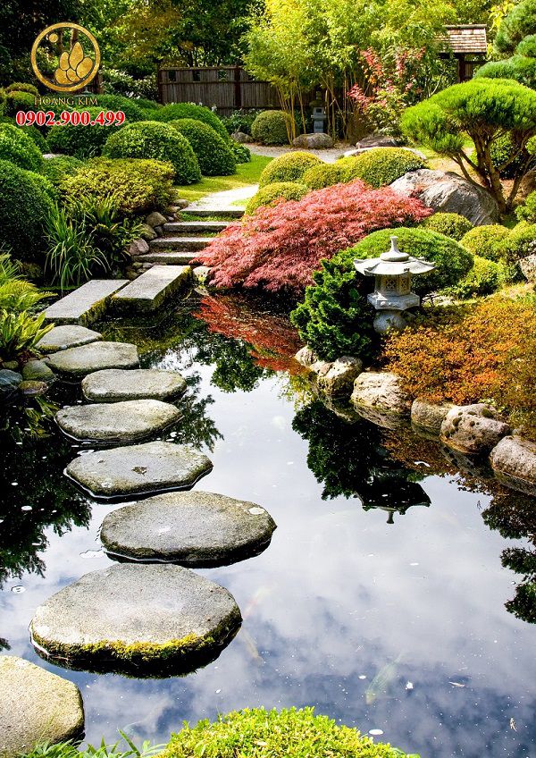 Tiểu cảnh sân vườn theo phong cách Nhật Bản nhà anh Duy